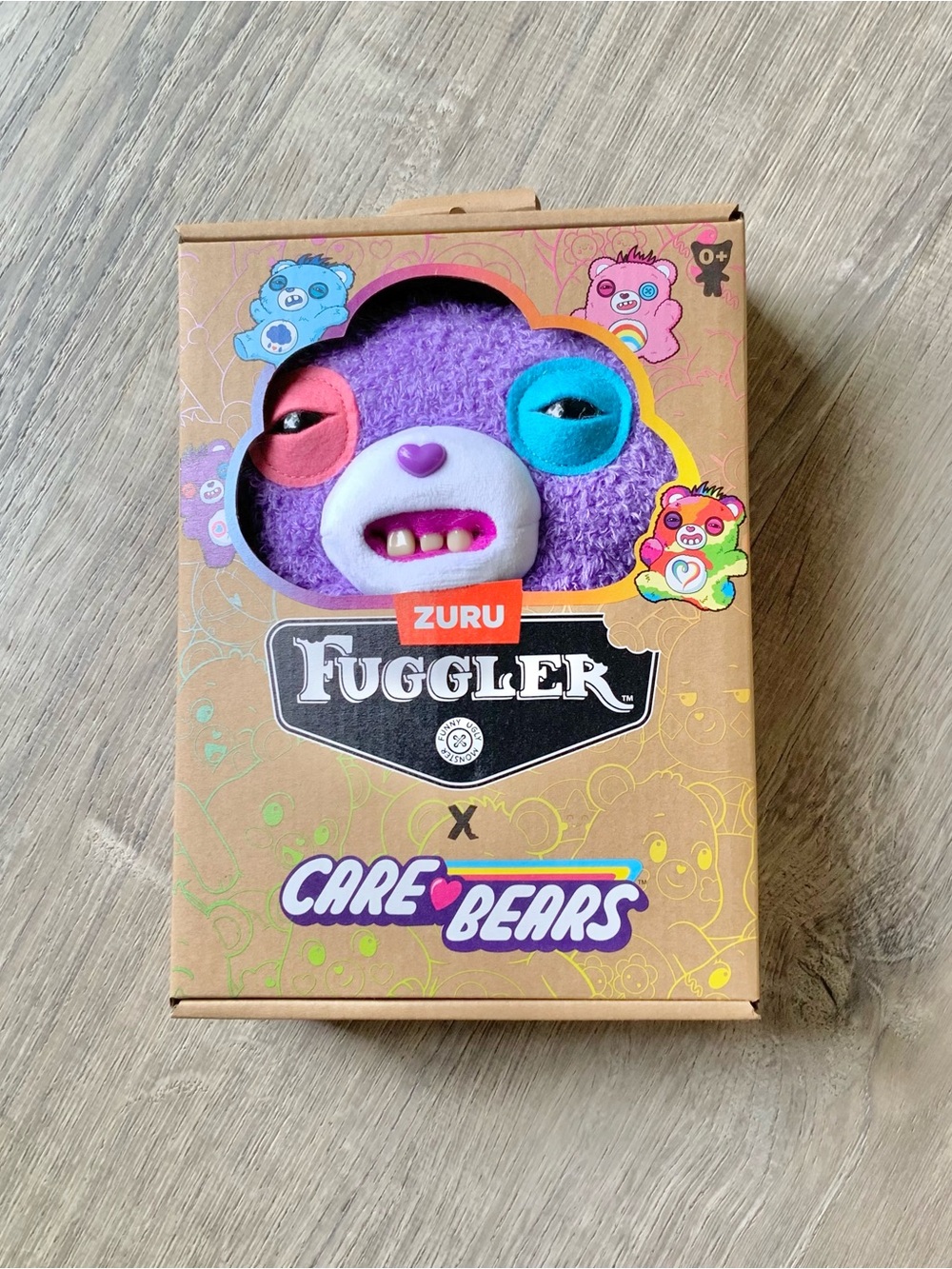NWT☀️ Zuru Fuggler x Care Bears Purple Fuggler Toy OS